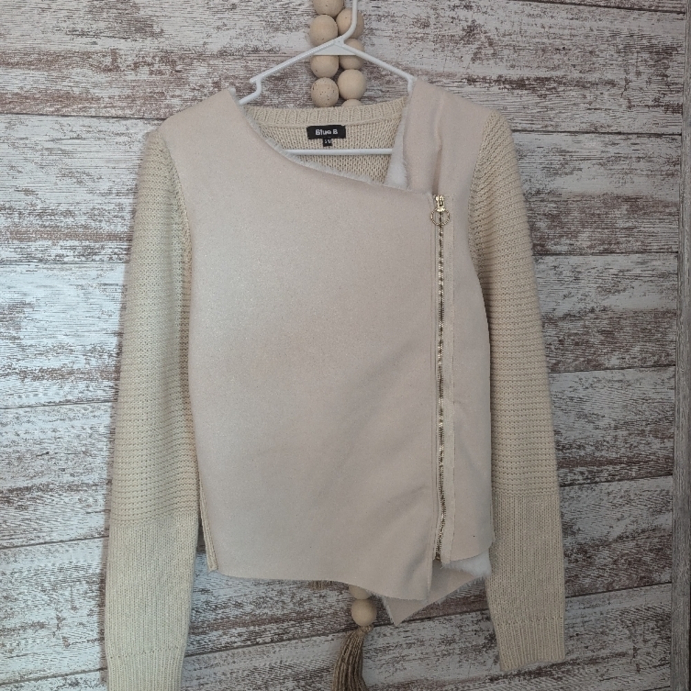 Alfani Cream Cardigan Sweater